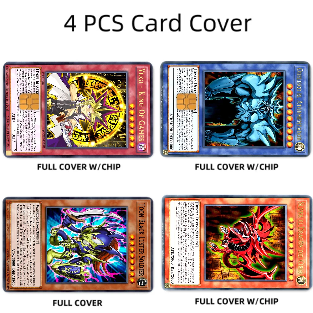 yugioh debit card cover 2pcs Anime Vinyl Sticker Skin for Transportation, Credit Card, ATM Card, NOL & Key Card Skin Got a sticker for my