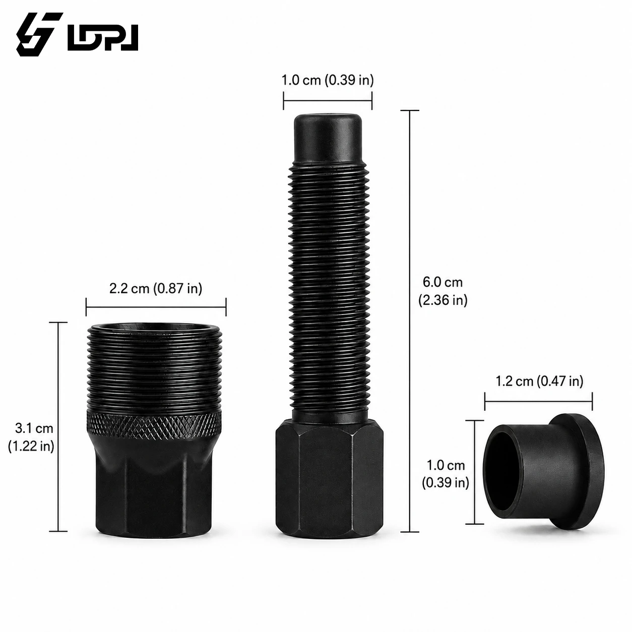 LDPJ Mountain Bike Black Puller Tool, Tooth Disc and Crankshaft Removal Tool, More Effortless Disassembly and Assembly
