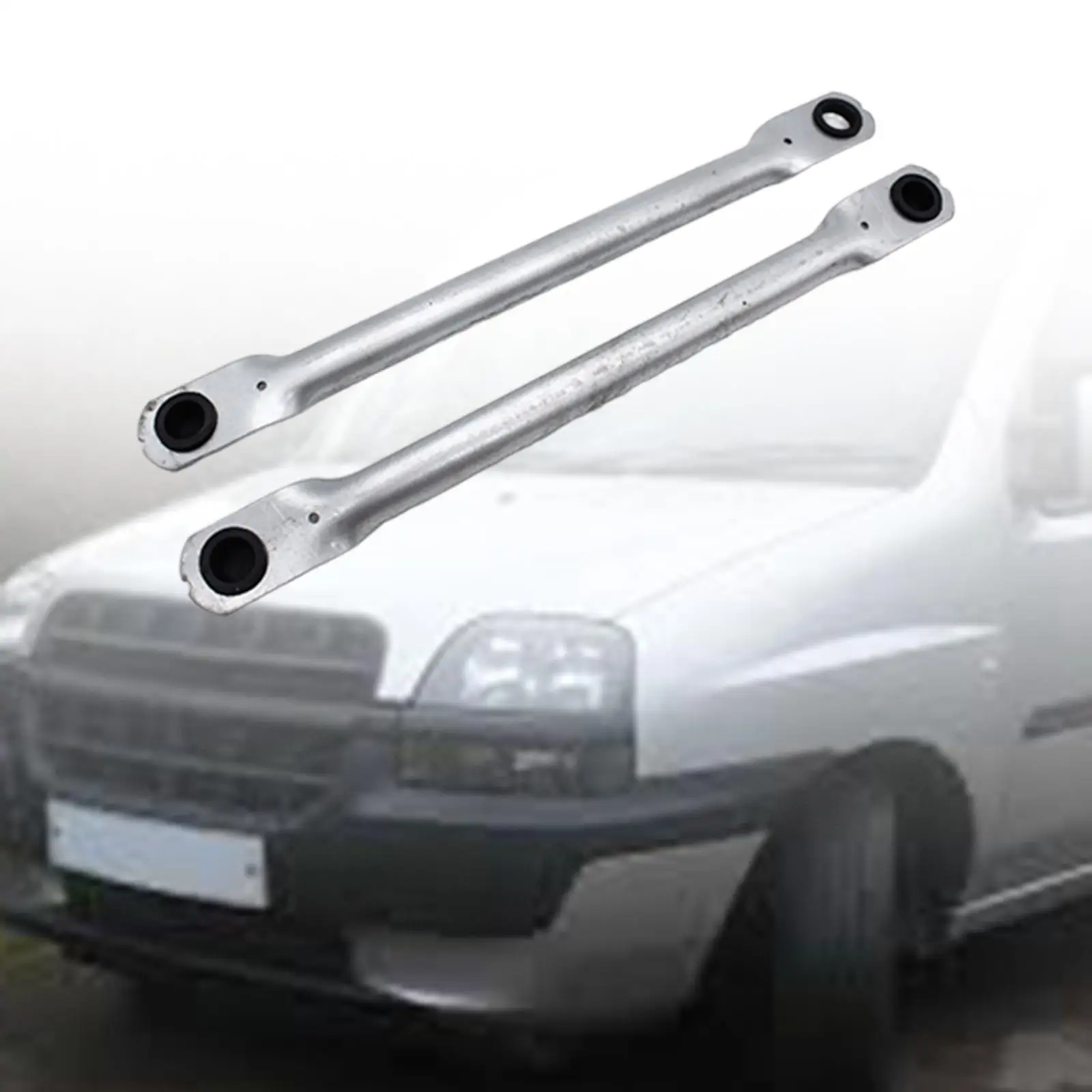 2 Pieces Windscreen Wiper Link Linkage Rods Metal Car Windscreen Accessories High Performance Replace Car Wiper Motor Rods