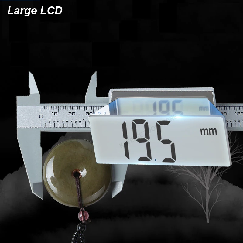 Plastic Digital Caliper Large LCD Screen Electronic Handle Vernier Measuring Piston Tool Micrometer Ruler Pachometer Gauge 150