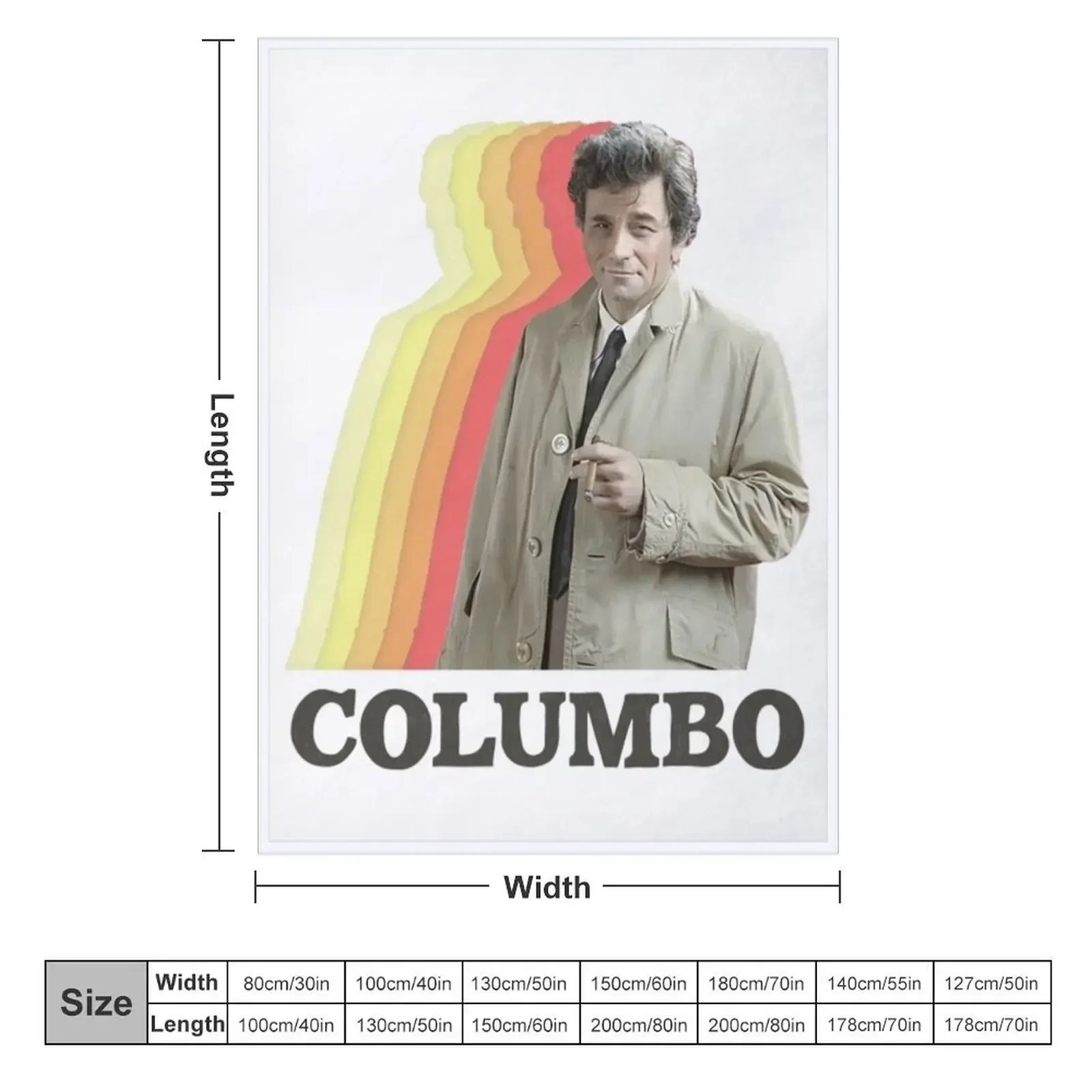 Columbo Throw Blanket Blankets For Baby Picnic Multi-Purpose Nap Blankets