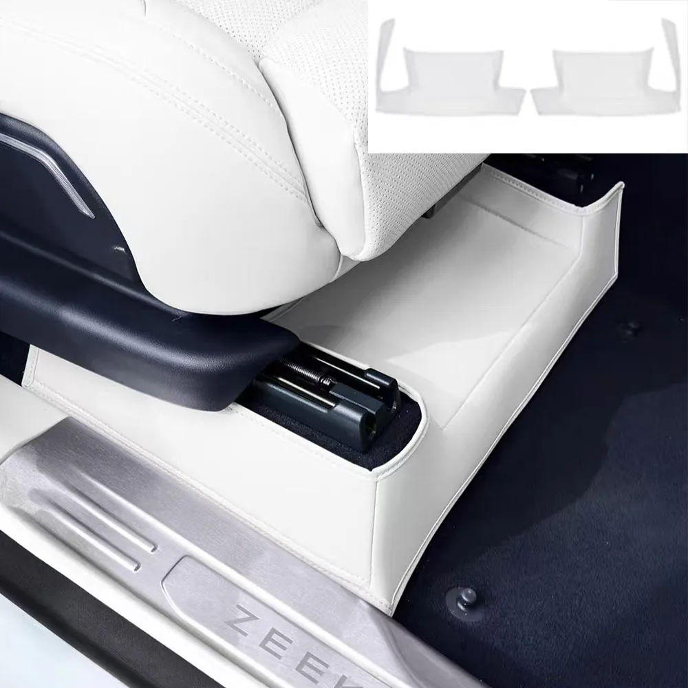 

Защитный кожаный коврик под переднее сиденье для ZEEKR 9X 2025-2026: защита от ударов и износа