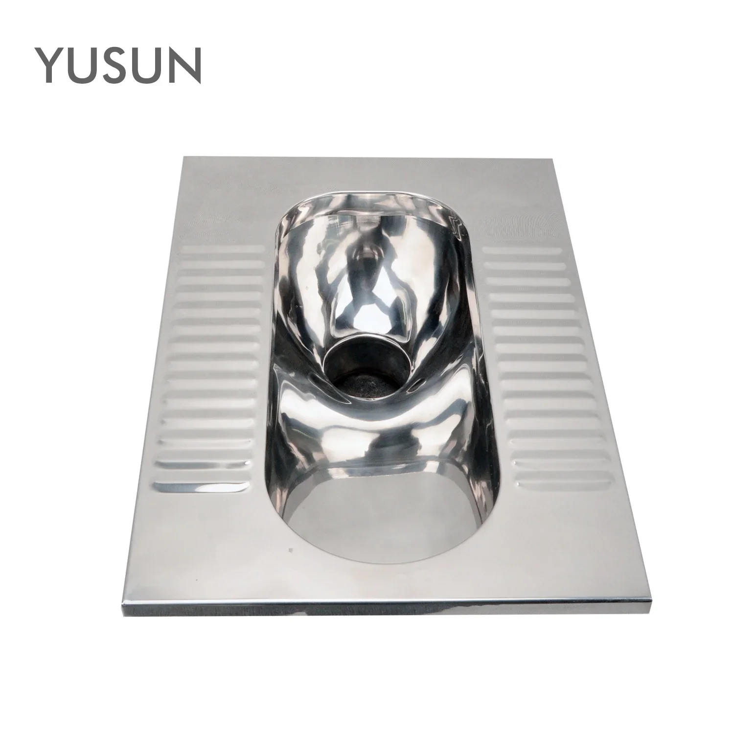 Durable Trains and Ships 304 Stainless Steel Squat Toilet WC Pan