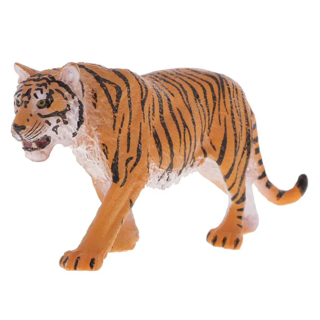 Simulação/Zoo/Farm Animal Tigre Modelo Figuras Criança Brinquedo Educacional Presente