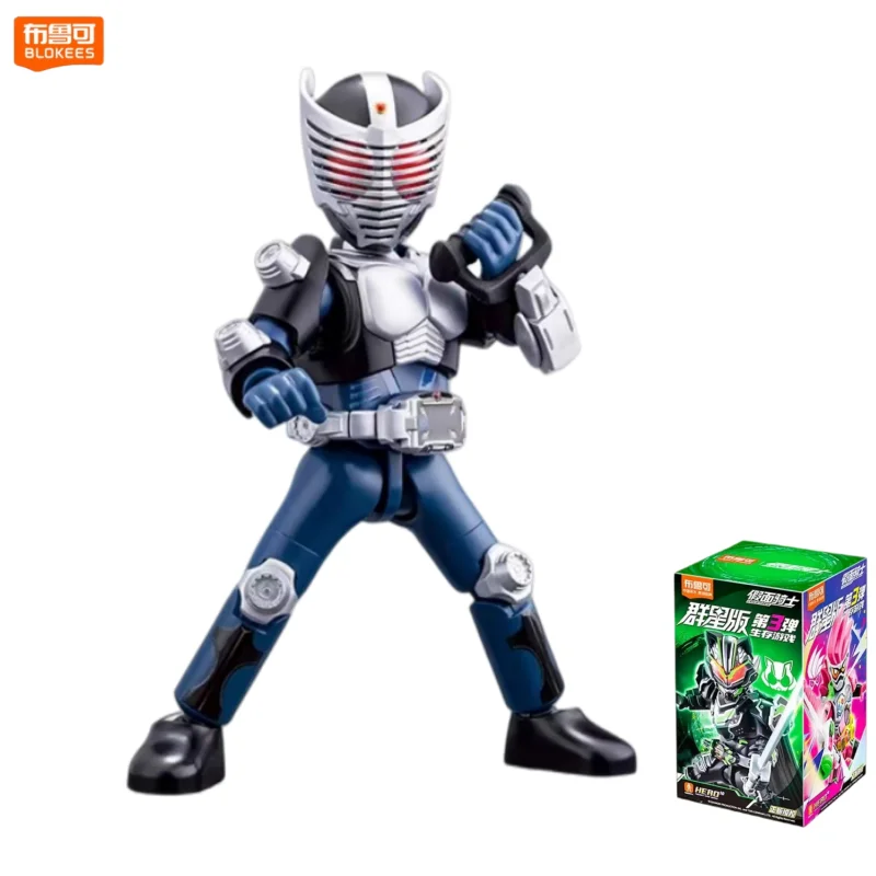 BLOKEES Bouwstenen Kamen Rider 3 Survival Game 3D Desktop Decoraties Dragon Riding Taili Kleine Deeltje Model Speelgoed Gift