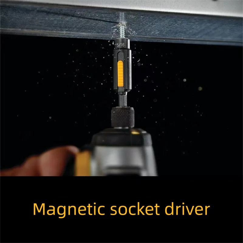 

DeWalt DT7450-QZ Electric Magnetic Extended Hex Socket Screwdriver for Drills and Self-Tapping Screws - Cleanable Magnetic Socke