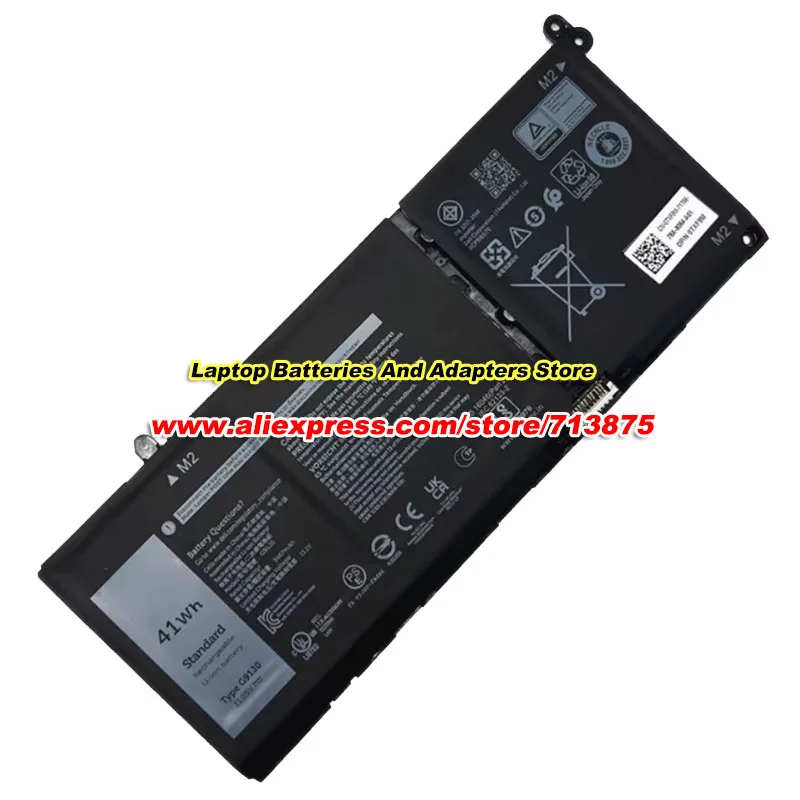 Genuine G91J0 Battery PG8YJ MGCM5 MVK11 VKYJX WV3K8 for Dell Inspiron 5518 5515 Latitude 3520 3420 3320 Vostro 3515 11.25V 41Wh