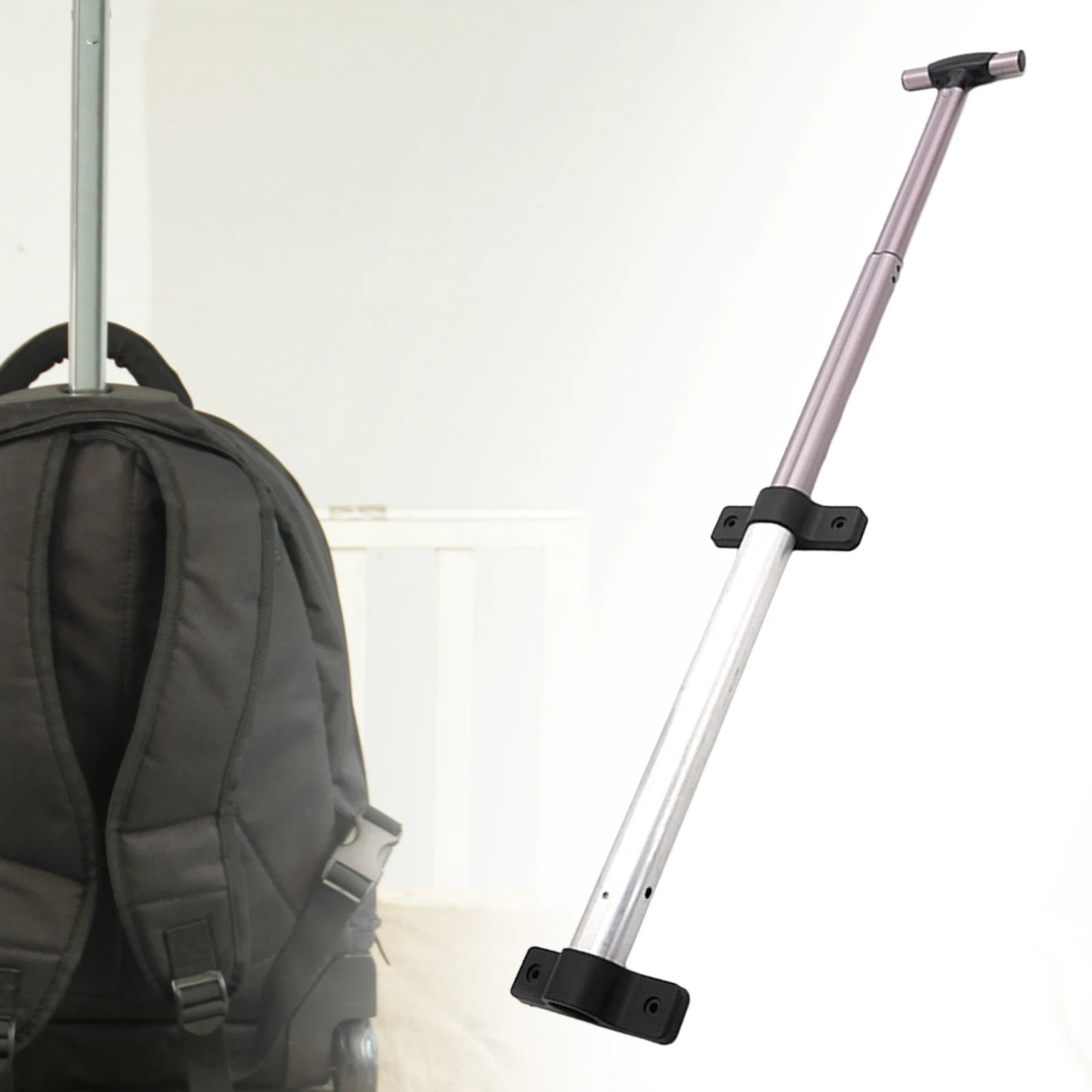 Luggage Pull Rod Backpack Trolley Handle Luggage Telescopic Handle Adjustable Telescopic Rod Compact Luggage Handle for Backpack