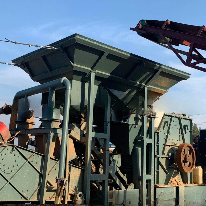 Vehicle-mounted mobile sand production line, mobile sand and gravel production line