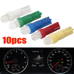 12V T5 LED COB Car Instrument Bulb Lamp Car Interior Dashboard Panel Light Low Power Automobile Interior Lights