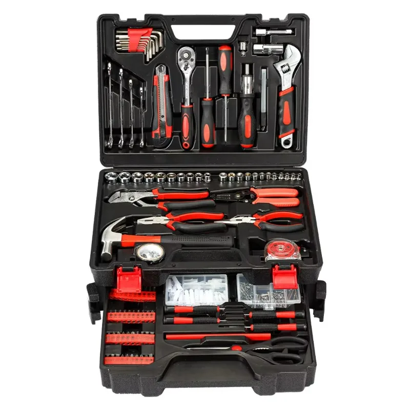 310-Piece Universal Three-Pallet Drawer Storage Kit, Full Household and Auto Repair Hand Tool Kit