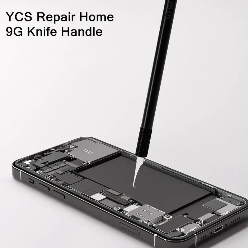 YCS 9G مقبض شفرة السيف خفيف للغاية للهاتف المحمول لوحة دوائر كهربائية إلكترونية لوحة المفاتيح إصلاح المضادة للانزلاق مقبض شفرة بلوري