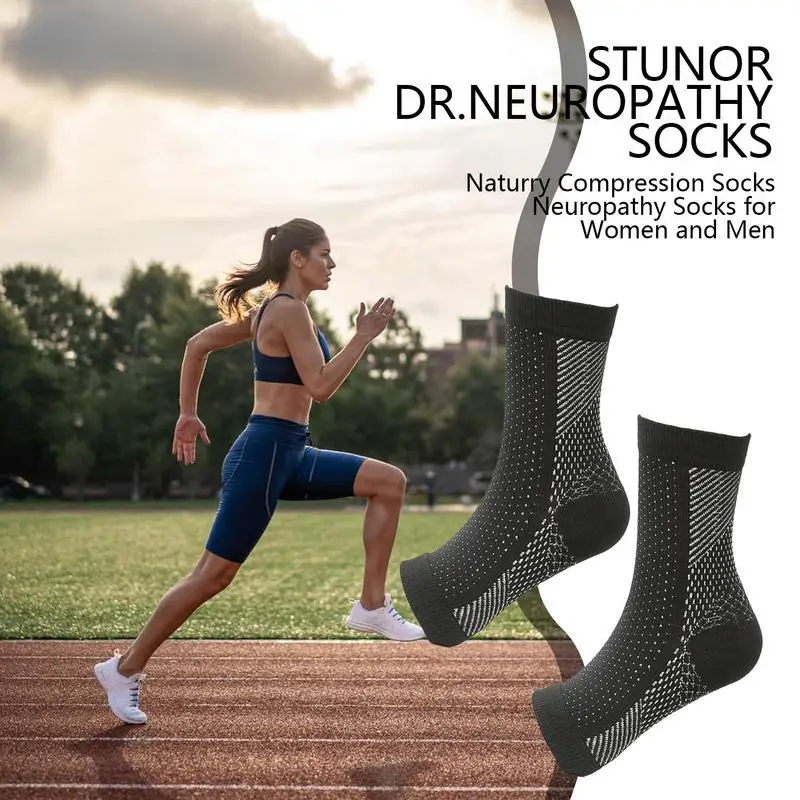 Calcetines tobilleros para hombre y mujer, calcetín de compresión para aliviar el dolor, fascitis Plantar