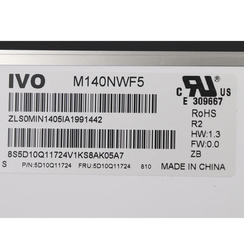 14.0นิ้วหน้าจอ Lcd M140NWF5 R2 B140HAN03.8 B140HAN03.0 1920*1080 30ขา EDP IPS