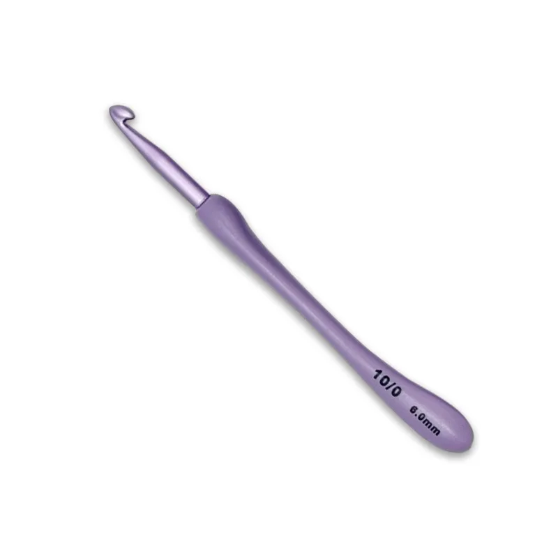 8Pcs/set Purple Crochet Hooks Set Craft Crochet Weaving Knitting Needles Hooks For Sewing Crafts Stitching 2.5-6.0mm
