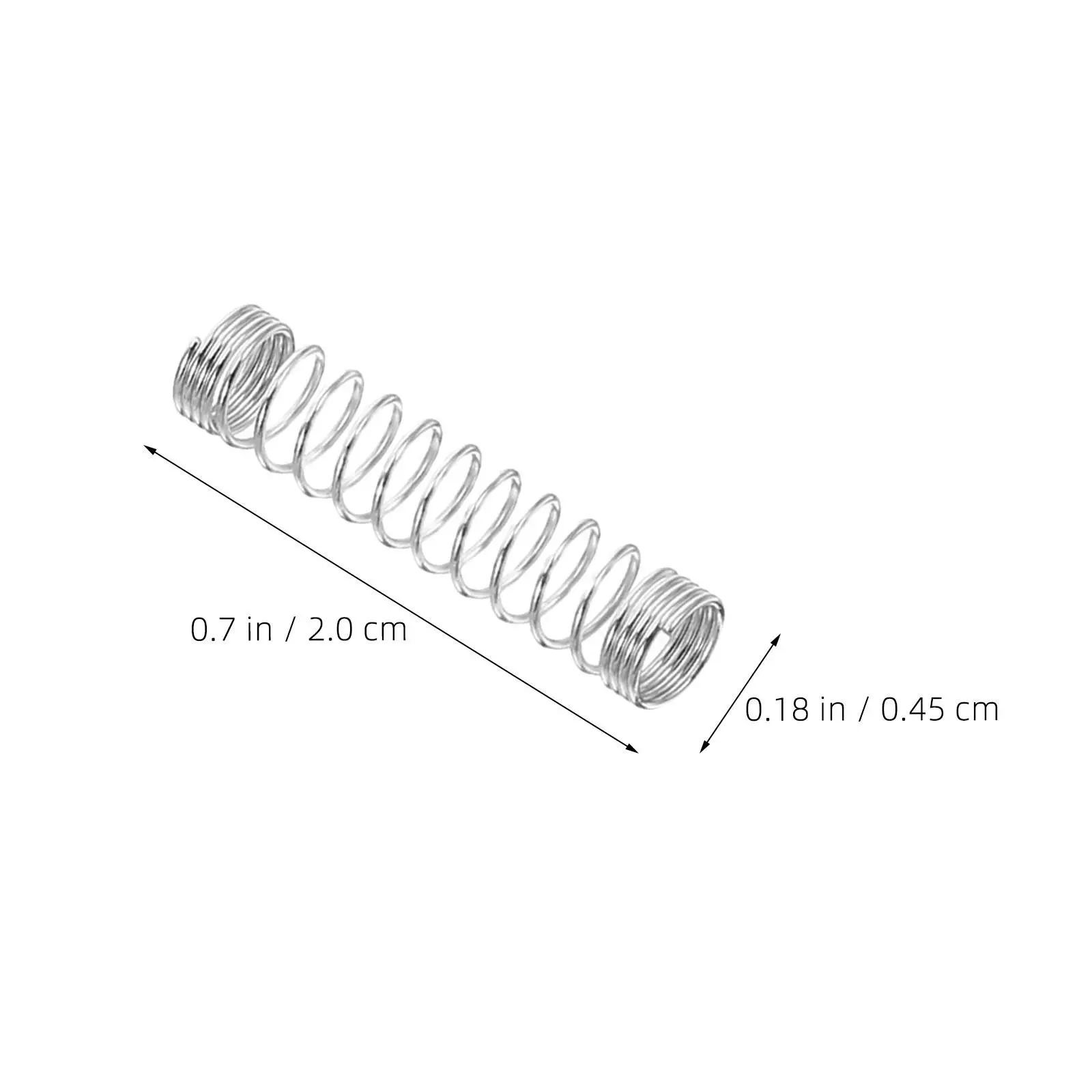 60Pcs Pen Springs Stainless Steel Compression Replacement Springs Smooth Click Mechanism Ballpoint Gel Pen Repair Parts