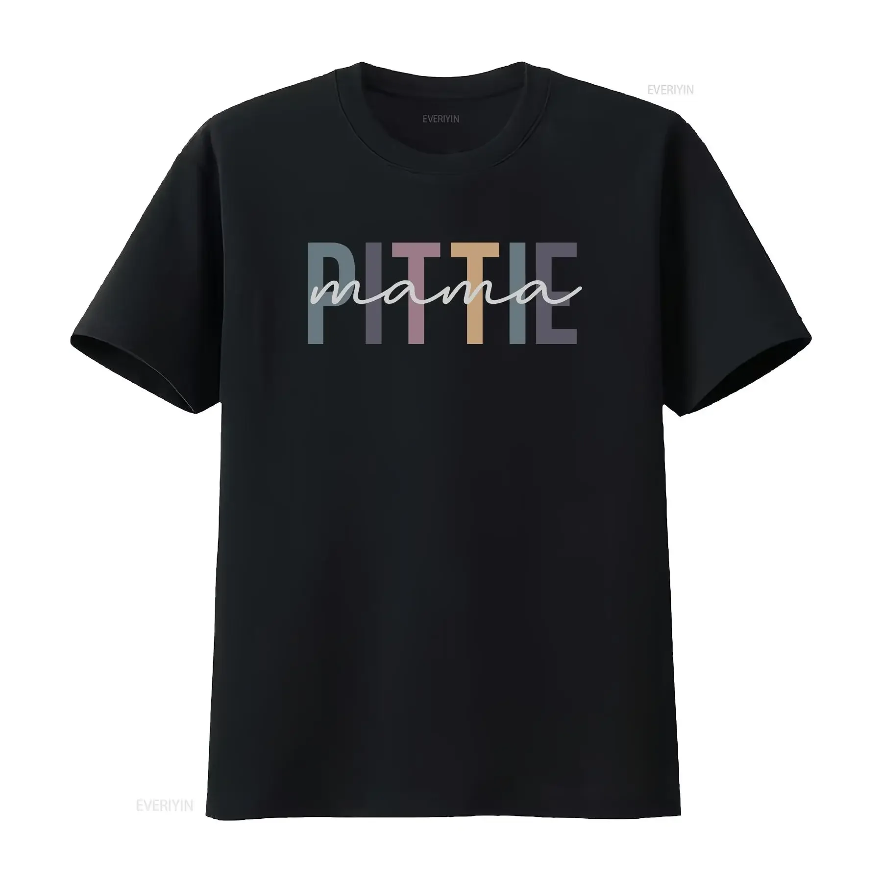 Camiseta Pitbull Mom T Shirt Dog Mama SweaT Owner Pittie vintage lavada casual unissex com toque de designer, moda versátil
