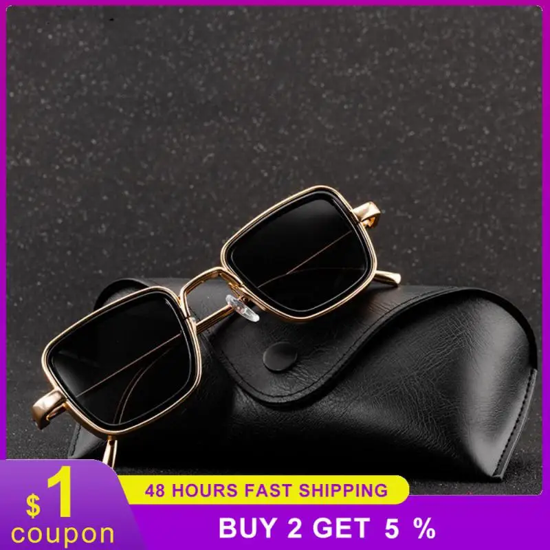 Golden Frame Sunglass Uv Protection Riding Sunglasses Gafas Sol Mujer Shades Uv400 Personality Sun Glasses 2023 Sunglasses