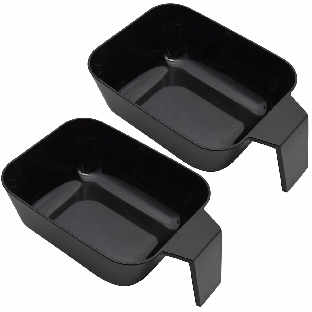 2 個の染毛剤ボウル耐久性のある混合ティントボウルサロンや DIY ヘアカラー理髪ツール理髪ツール用