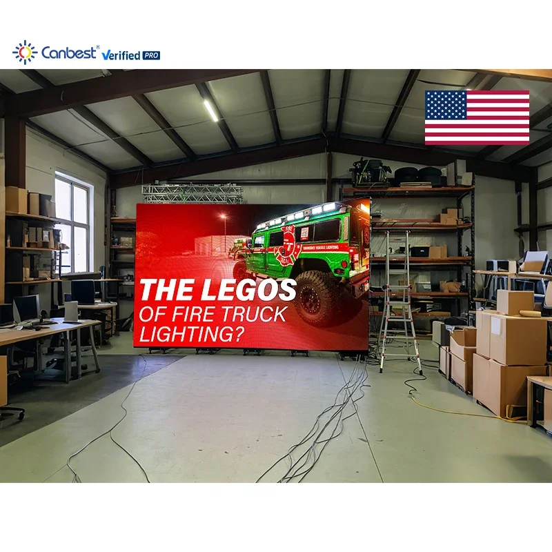 P2.6 5000X3000mm 16.4X9.84ft Curved Indoor Rental LED Video Wall Display Screen for USA Auto Show Exhibition Booth