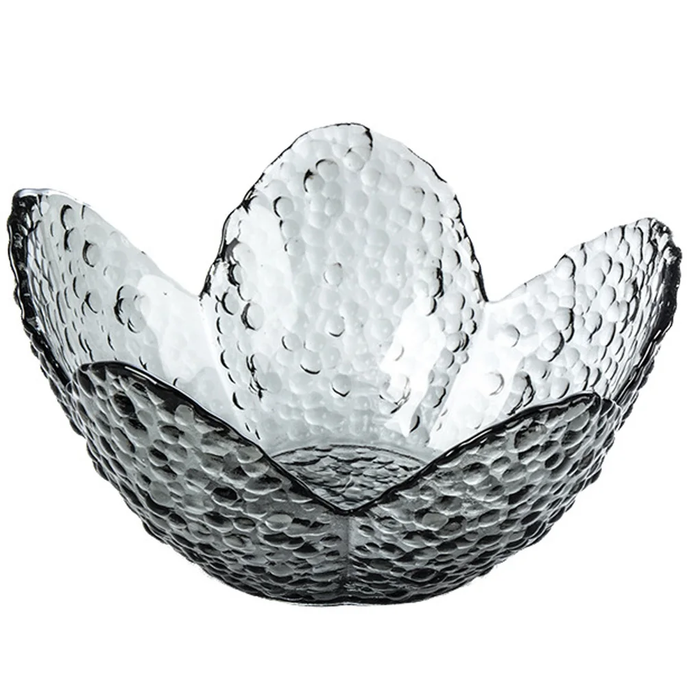 

Glass Bowl Large Multipurpose Bowl for Salad Fruit Dessert Serving Kitchen Food Container Household Use