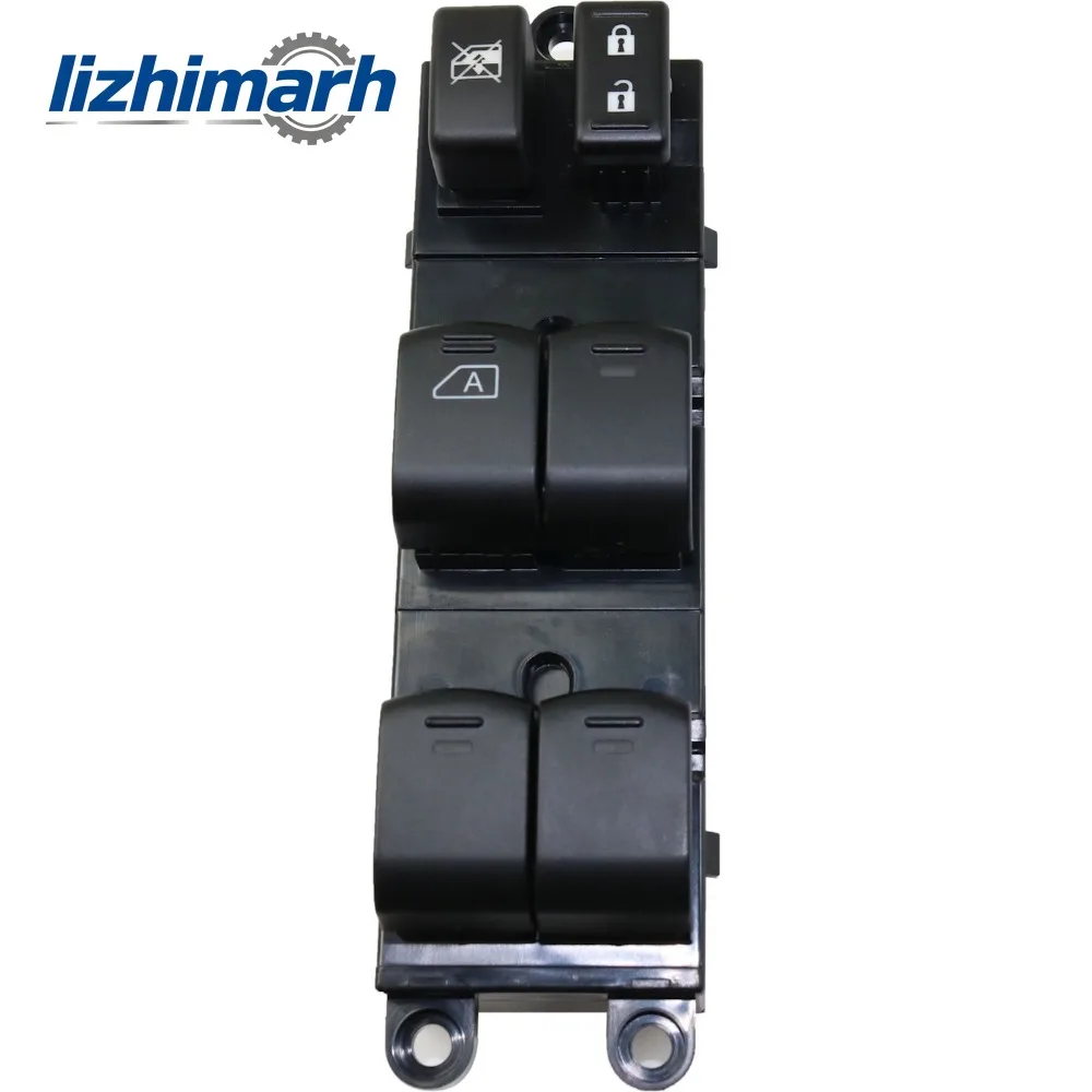 25401ED500 Window Switch 2007-2009 For Nissan For Versa Front Driver Side Black
