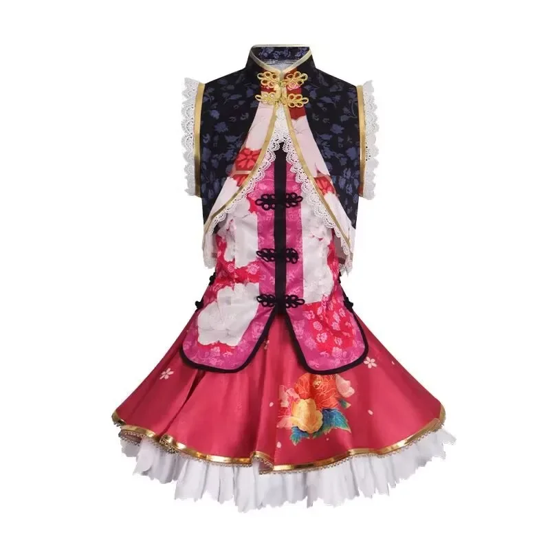 أنيمي لوفيليف نيكو يازاوا شيونغسام توقظ تأثيري الملابس Hanayo Koizumi تشيباو المرأة Kawaii فستان 2025 مرحلة الهالوين زي