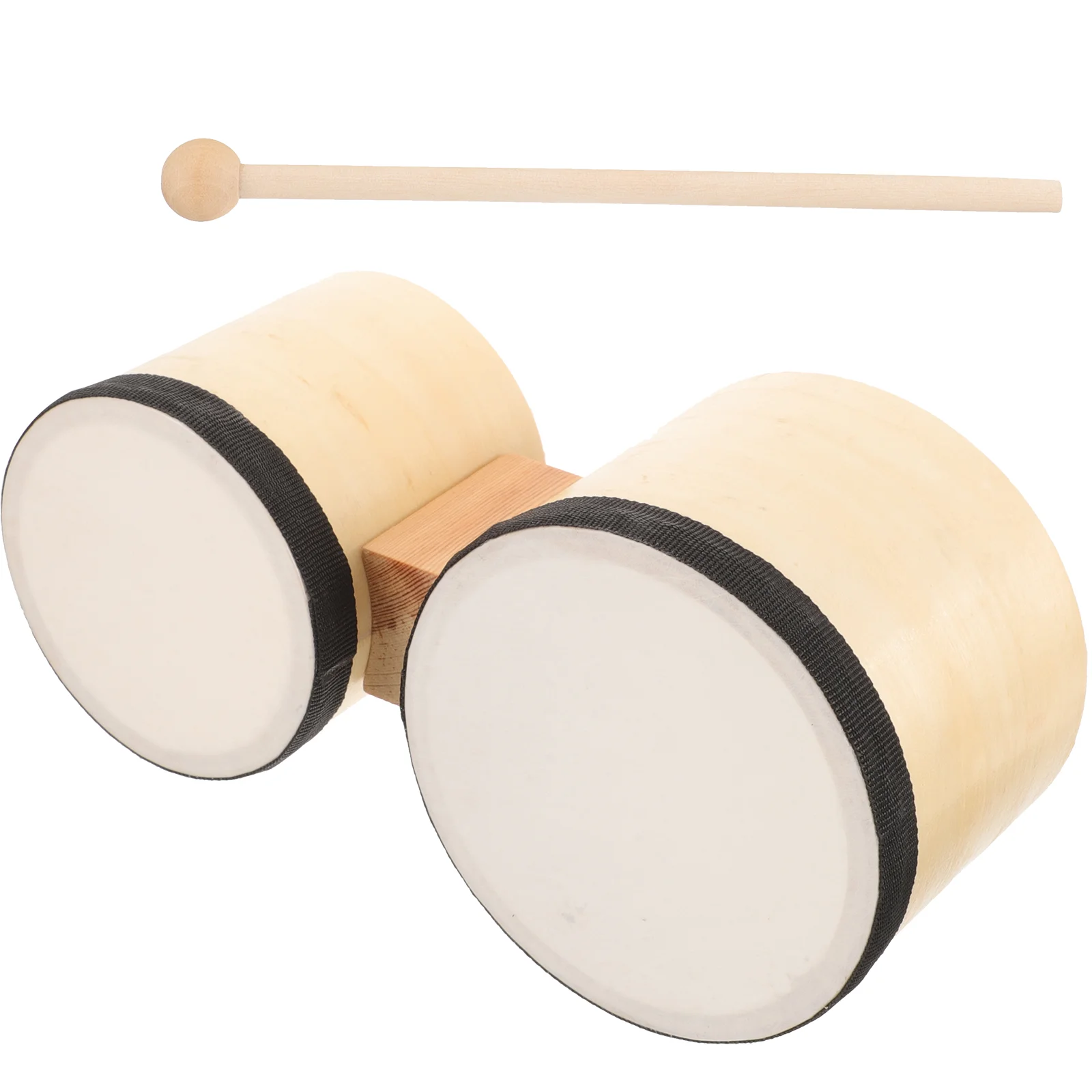 Musical Drum Toys Instruments for Adults Kindergarten Early Education Class Dance Percussion 4 Inches 5 Wood