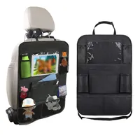 Child Car Seat Storage Kick Proof Back Cover Touch Screen Storage Bag Baby Car Accessories Trim Car Seat Cushion