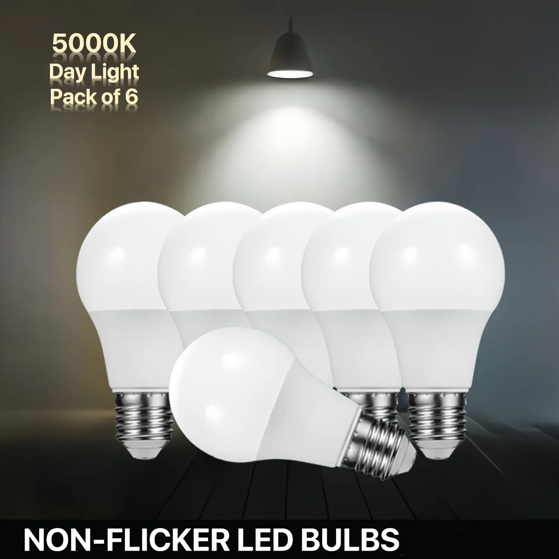 6PCS E27 E14 B22 LED Bulb AC220/110V 3/6/9/12/15/18/20W 6500K/4000K/3000K LED Light Bulb Suitable for Living Room Home Indoor