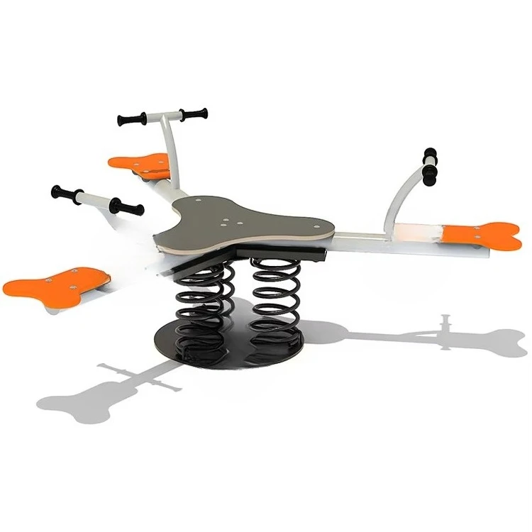 

Rider seesaw children's playground equipment