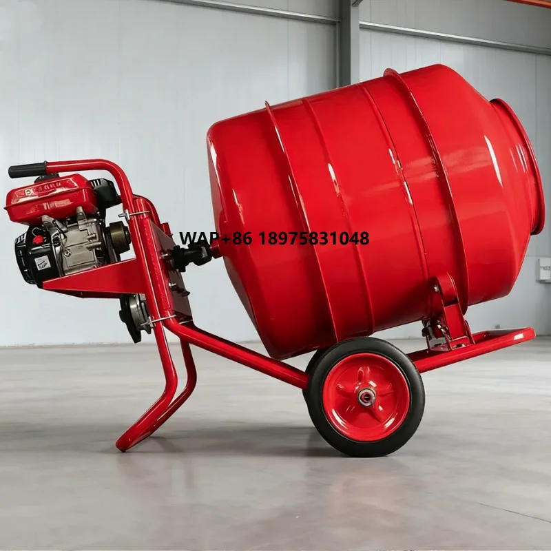 120L-350LMini Electric Mobile Concrete Cement Mixer Multifunctional Concrete Cement Mortar Mixer