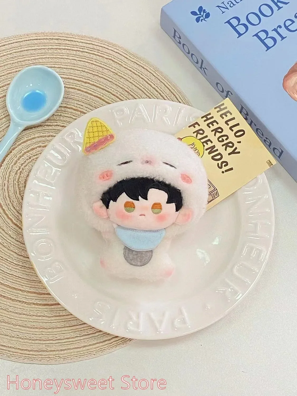 10cm Anime Love and Deepspace Sylus Plush Doll Stuffed Toys Fluffy Maumet Puppet Toys Cosplay Pendant Keychain Halloween Gift