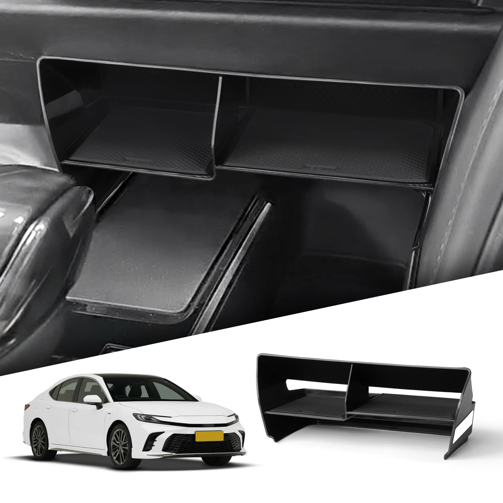 for Toyota Camry 9TH Center Console Storage Box Car Central Tray Organizer Accessories Tidying image 2