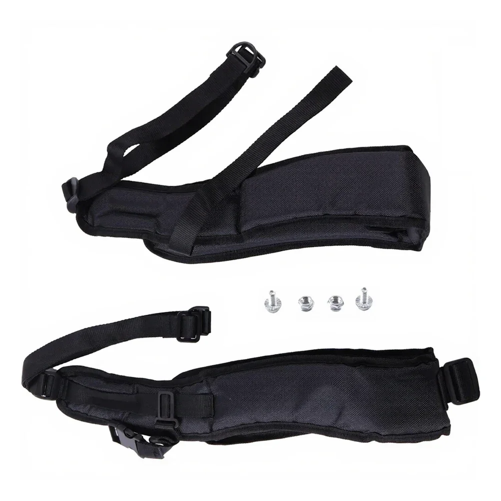 Polyester Shoulder Straps For BR500 BR550 BR600 BR700 Backpack Blowers Adjustable Fit Reduced Arm Fatigue Black