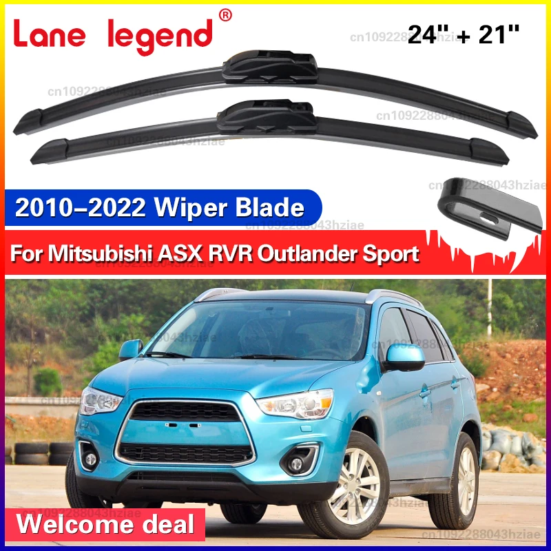 Wischer Front Wischer Klingen Für Mitsubishi ASX RVR Outlander Sport 2010 - 2022 Windschutzscheibe Windschutz 24 "+ 21" auto Zubehör