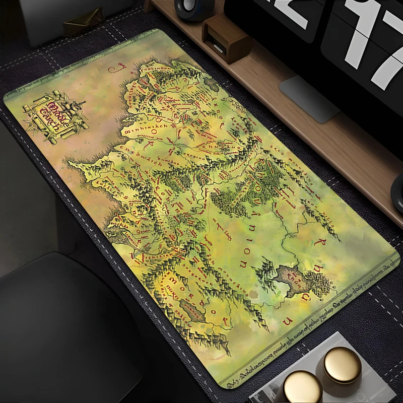 Laptop Gamer Mouse Pad Non-Slip Notebook Mousepad L-Lord of the R-Rings Keyboard Mat Pc Gaming Computer Office Table Mats Carpet