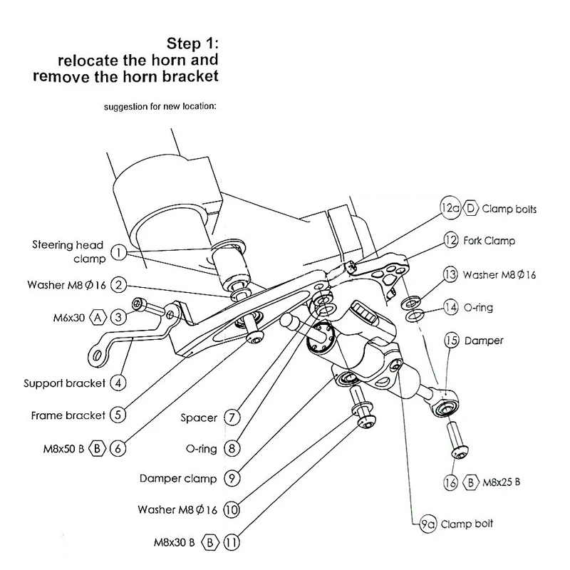 التوجيه المثبط قوس لياماها MT09 MT09 SP mt09 mt 09 2021 2022 2023 توجيه دراجة نارية استقرار دعم المثبط قوس #4