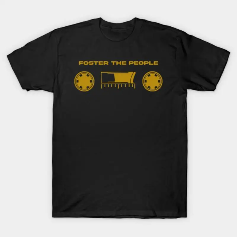 60s Cassette With Text Foster T-Shirt