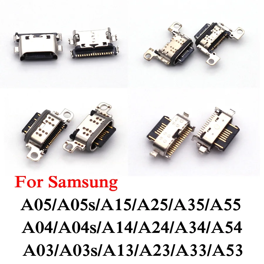 

10 шт./лот, USB-разъем для зарядки, разъем для зарядного устройства для Samsung A05 A15 A25 A35 A55 A13 A04 A04S A14 A23 A33 A24 A34 A54 A53