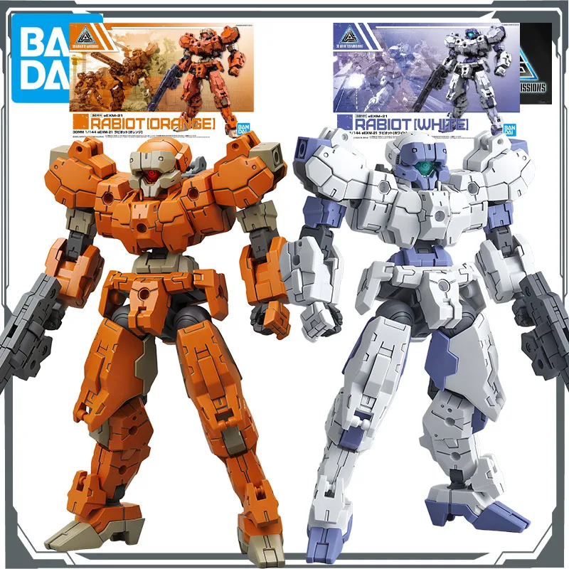 

Оригинальный комплект моделей Bandai GUNDAM 30 MINUTES MISSIONS EEXM-21 RABIOT [ORANGE]&eEXM-21 RABIOT [БЕЛЫЙ] 1/144 Аниме Сборочные игрушки