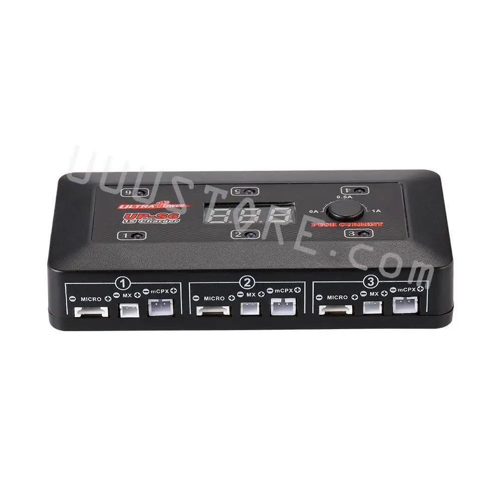 

UltraPower UP-S6 3,7 В 1S Lipo LiHv Зарядное устройство с MICRO MX mCPX USB-порт Blade Inductrix RC Racing Drone Модель квадрокоптера