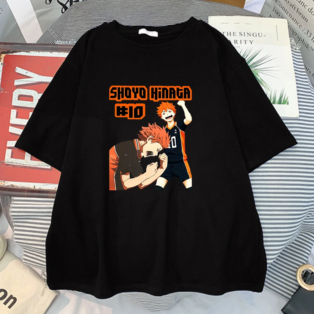 

CLOOCL Fashion Brand T-Shirt 100% Cotton T-Shirt Anime Haikyuu T-Shirt Casual Short Sleeve Hip Hop Black Tees Tops Drop Shipping