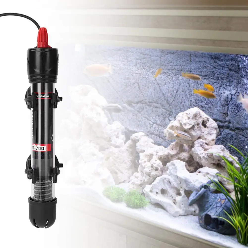 AT700 Fish Tank Heating Rod Aquarium Heater Automatic Explosion-proof  Fish Tank Thermostat Heating Rod Pet Water Heater Rod