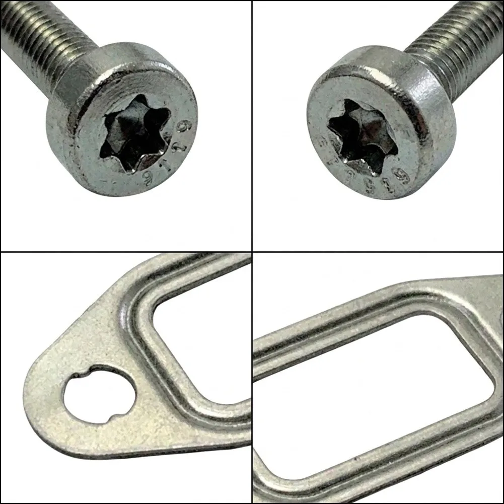 Muffler Gasket and Bolt Assembly for For 020T MS200 MS200T Models Matching OEM Spec 1129 149 0600 and 9022 371 1020