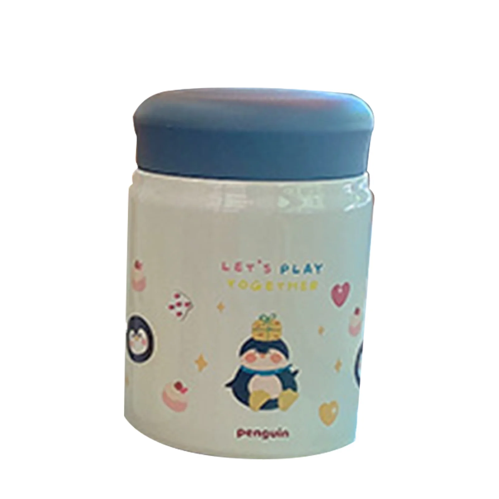 Cartoon Thermal Food Jar Small Portable Porridge Storage Food Jar For Holiday Birthday Gift