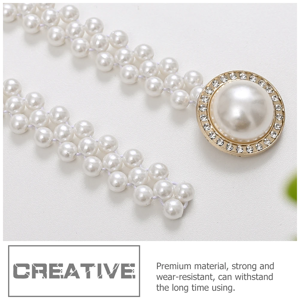 

2pcs Pearl Design Curtain Tieback Holdback Buckle Boho Decor Home Accessories Tie Backs For Drapes Wall Mount Fastener