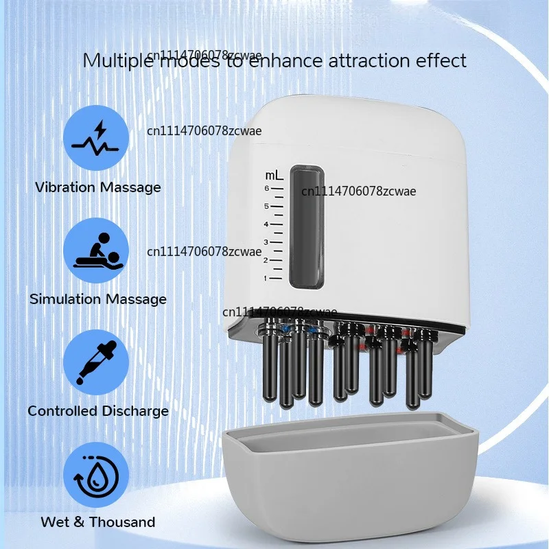 Portable Scalp Massage Comb with Liquid Guiding Function, Essential Oil Hair Massager for Meridian Relief