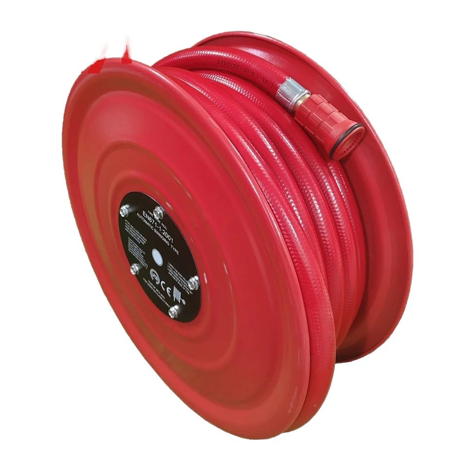 Fire Hose Reel Automatic Swing Type Fire Hose Reel in DN25X30 1Inch Size with CE Lpcb Certificate