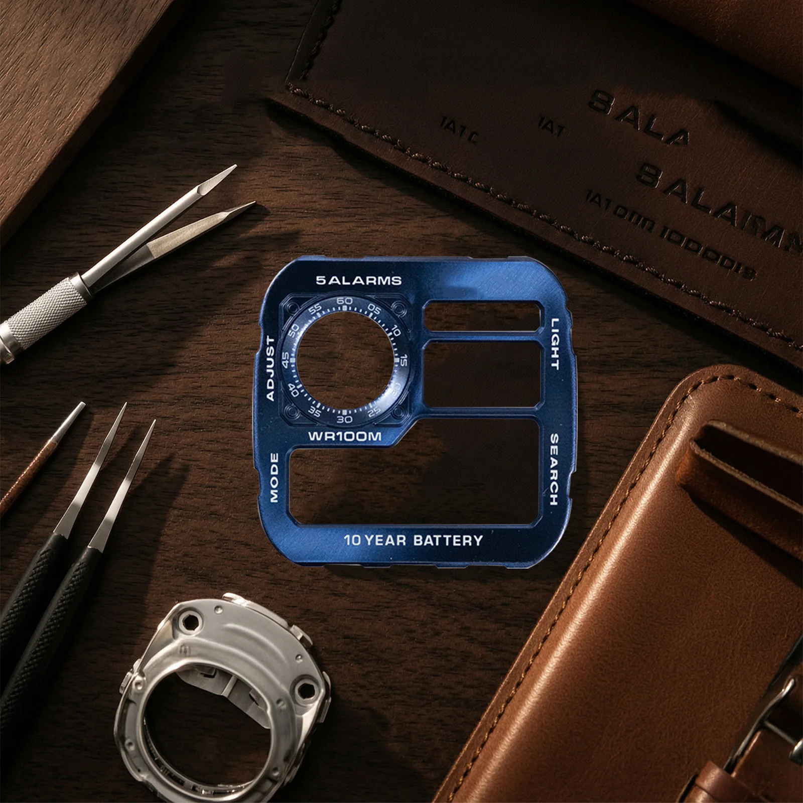DIY Watch Dial Mod for Casio AE1200 Watch Faceplate Sunray Texture Japan Copper High Quality AE-1200 Watch Modify Accessories image 6